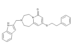 3-(1H-indol-2-ylmethyl)-9-phenethyloxy-1,2,4,5-tetrahydropyrido[2,1-g][1,4]diazepin-7-one