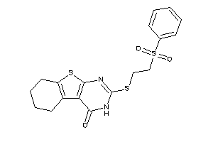 2-(2-besylethylthio)-5,6,7,8-tetrahydro-3H-benzothiopheno[2,3-d]pyrimidin-4-one