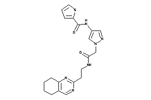 N-[1-[2-keto-2-[2-(5,6,7,8-tetrahydroquinazolin-2-yl)ethylamino]ethyl]pyrazol-4-yl]thiophene-2-carboxamide