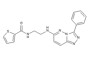 N-[2-[(3-phenyl-[1,2,4]triazolo[3,4-f]pyridazin-6-yl)amino]ethyl]thiophene-2-carboxamide