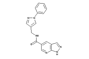 N-[(1-phenylpyrazol-4-yl)methyl]-1H-pyrazolo[3,4-b]pyridine-5-carboxamide