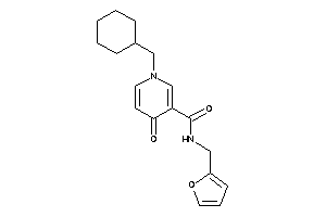 1-(cyclohexylmethyl)-N-(2-furfuryl)-4-keto-nicotinamide