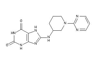 8-[[1-(2-pyrimidyl)-3-piperidyl]amino]-7H-xanthine