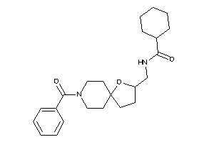 N-[(8-benzoyl-4-oxa-8-azaspiro[4.5]decan-3-yl)methyl]cyclohexanecarboxamide
