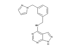 1H-pyrazolo[3,4-d]pyrimidin-4-yl-[3-(pyrazol-1-ylmethyl)benzyl]amine