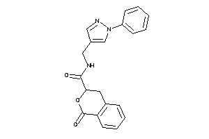 Image of 1-keto-N-[(1-phenylpyrazol-4-yl)methyl]isochroman-3-carboxamide