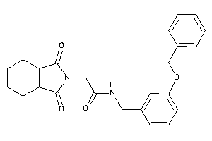 N-(3-benzoxybenzyl)-2-(1,3-diketo-3a,4,5,6,7,7a-hexahydroisoindol-2-yl)acetamide