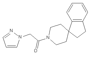 2-pyrazol-1-yl-1-spiro[indane-1,4'-piperidine]-1'-yl-ethanone
