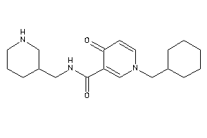 1-(cyclohexylmethyl)-4-keto-N-(3-piperidylmethyl)nicotinamide