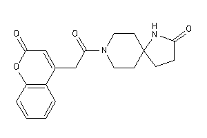 8-[2-(2-ketochromen-4-yl)acetyl]-4,8-diazaspiro[4.5]decan-3-one