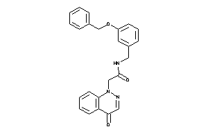 N-(3-benzoxybenzyl)-2-(4-ketocinnolin-1-yl)acetamide