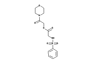 Image of 2-(benzenesulfonamido)acetic Acid (2-keto-2-morpholino-ethyl) Ester