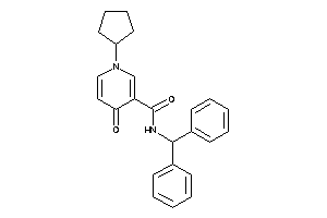 N-benzhydryl-1-cyclopentyl-4-keto-nicotinamide