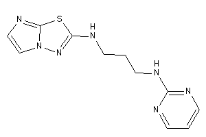 Imidazo[2,1-b][1,3,4]thiadiazol-2-yl-[3-(2-pyrimidylamino)propyl]amine