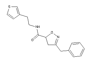 3-benzyl-N-[2-(3-thienyl)ethyl]-2-isoxazoline-5-carboxamide