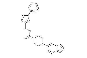 N-[(1-phenylpyrazol-4-yl)methyl]-1-([1,2,4]triazolo[3,4-f]pyridazin-6-yl)isonipecotamide