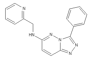 (3-phenyl-[1,2,4]triazolo[3,4-f]pyridazin-6-yl)-(2-pyridylmethyl)amine