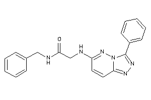 N-benzyl-2-[(3-phenyl-[1,2,4]triazolo[3,4-f]pyridazin-6-yl)amino]acetamide