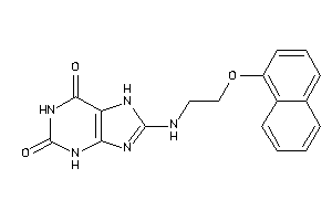 8-[2-(1-naphthoxy)ethylamino]-7H-xanthine