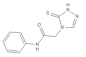 N-phenyl-2-(5-thioxo-1H-1,2,4-triazol-4-yl)acetamide