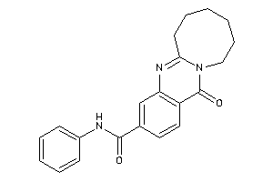 Image of 13-keto-N-phenyl-6,7,8,9,10,11-hexahydroazocino[2,1-b]quinazoline-3-carboxamide