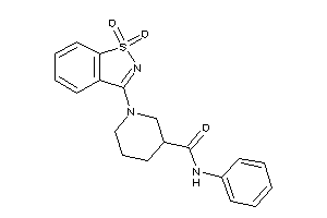 1-(1,1-diketo-1,2-benzothiazol-3-yl)-N-phenyl-nipecotamide