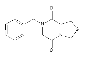 7-benzyl-1,3,6,8a-tetrahydrothiazolo[3,4-a]pyrazine-5,8-quinone