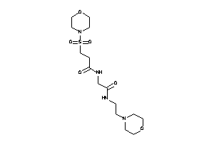 N-[2-keto-2-(2-morpholinoethylamino)ethyl]-3-morpholinosulfonyl-propionamide
