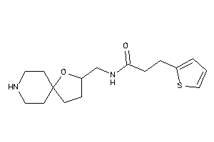 Image of N-(4-oxa-8-azaspiro[4.5]decan-3-ylmethyl)-3-(2-thienyl)propionamide