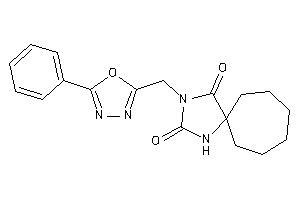 3-[(5-phenyl-1,3,4-oxadiazol-2-yl)methyl]-1,3-diazaspiro[4.6]undecane-2,4-quinone