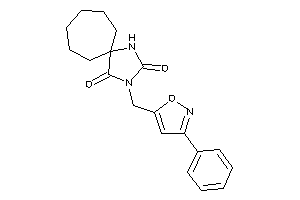 3-[(3-phenylisoxazol-5-yl)methyl]-1,3-diazaspiro[4.6]undecane-2,4-quinone