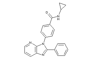 N-cyclopropyl-4-(2-phenylimidazo[4,5-b]pyridin-3-yl)benzamide