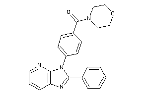 Morpholino-[4-(2-phenylimidazo[4,5-b]pyridin-3-yl)phenyl]methanone