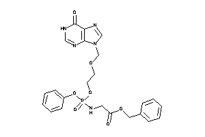 Image of 2-[[2-[(6-keto-1H-purin-9-yl)methoxy]ethoxy-phenoxy-phosphoryl]amino]acetic Acid Benzyl Ester
