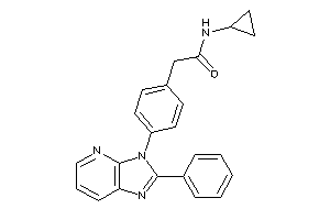 N-cyclopropyl-2-[4-(2-phenylimidazo[4,5-b]pyridin-3-yl)phenyl]acetamide