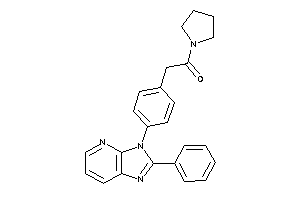 2-[4-(2-phenylimidazo[4,5-b]pyridin-3-yl)phenyl]-1-pyrrolidino-ethanone