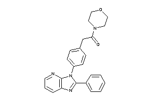 1-morpholino-2-[4-(2-phenylimidazo[4,5-b]pyridin-3-yl)phenyl]ethanone