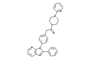 2-[4-(2-phenylimidazo[4,5-b]pyridin-3-yl)phenyl]-1-[4-(2-pyridyl)piperazino]ethanone