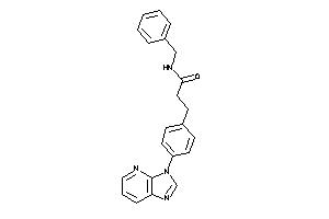 N-benzyl-3-(4-imidazo[4,5-b]pyridin-3-ylphenyl)propionamide