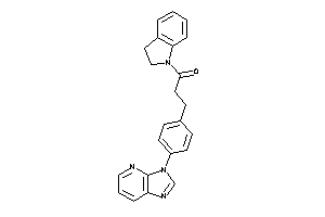 3-(4-imidazo[4,5-b]pyridin-3-ylphenyl)-1-indolin-1-yl-propan-1-one