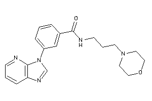 3-imidazo[4,5-b]pyridin-3-yl-N-(3-morpholinopropyl)benzamide