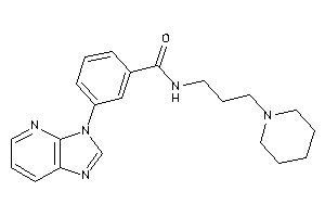 3-imidazo[4,5-b]pyridin-3-yl-N-(3-piperidinopropyl)benzamide