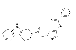 N-[1-[2-keto-2-(1,3,4,9-tetrahydro-$b-carbolin-2-yl)ethyl]pyrazol-4-yl]-3-furamide