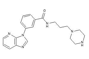 3-imidazo[4,5-b]pyridin-3-yl-N-(3-piperazinopropyl)benzamide