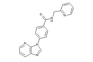 4-imidazo[4,5-b]pyridin-3-yl-N-(2-pyridylmethyl)benzamide