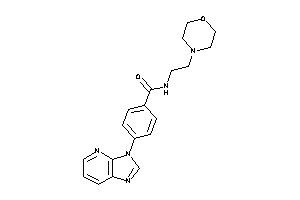 4-imidazo[4,5-b]pyridin-3-yl-N-(2-morpholinoethyl)benzamide