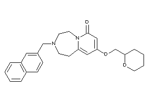 Image of 3-(2-naphthylmethyl)-9-(tetrahydropyran-2-ylmethoxy)-1,2,4,5-tetrahydropyrido[2,1-g][1,4]diazepin-7-one