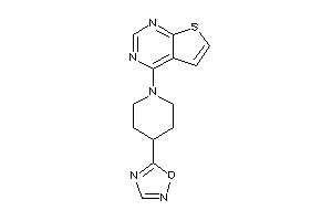 5-(1-thieno[2,3-d]pyrimidin-4-yl-4-piperidyl)-1,2,4-oxadiazole