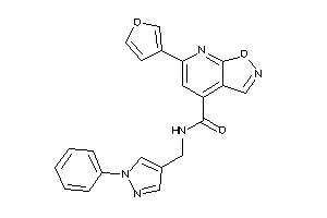 6-(3-furyl)-N-[(1-phenylpyrazol-4-yl)methyl]isoxazolo[5,4-b]pyridine-4-carboxamide