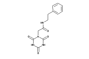 N-phenethyl-2-(2,4,6-triketo-1,3,5-triazinan-1-yl)acetamide